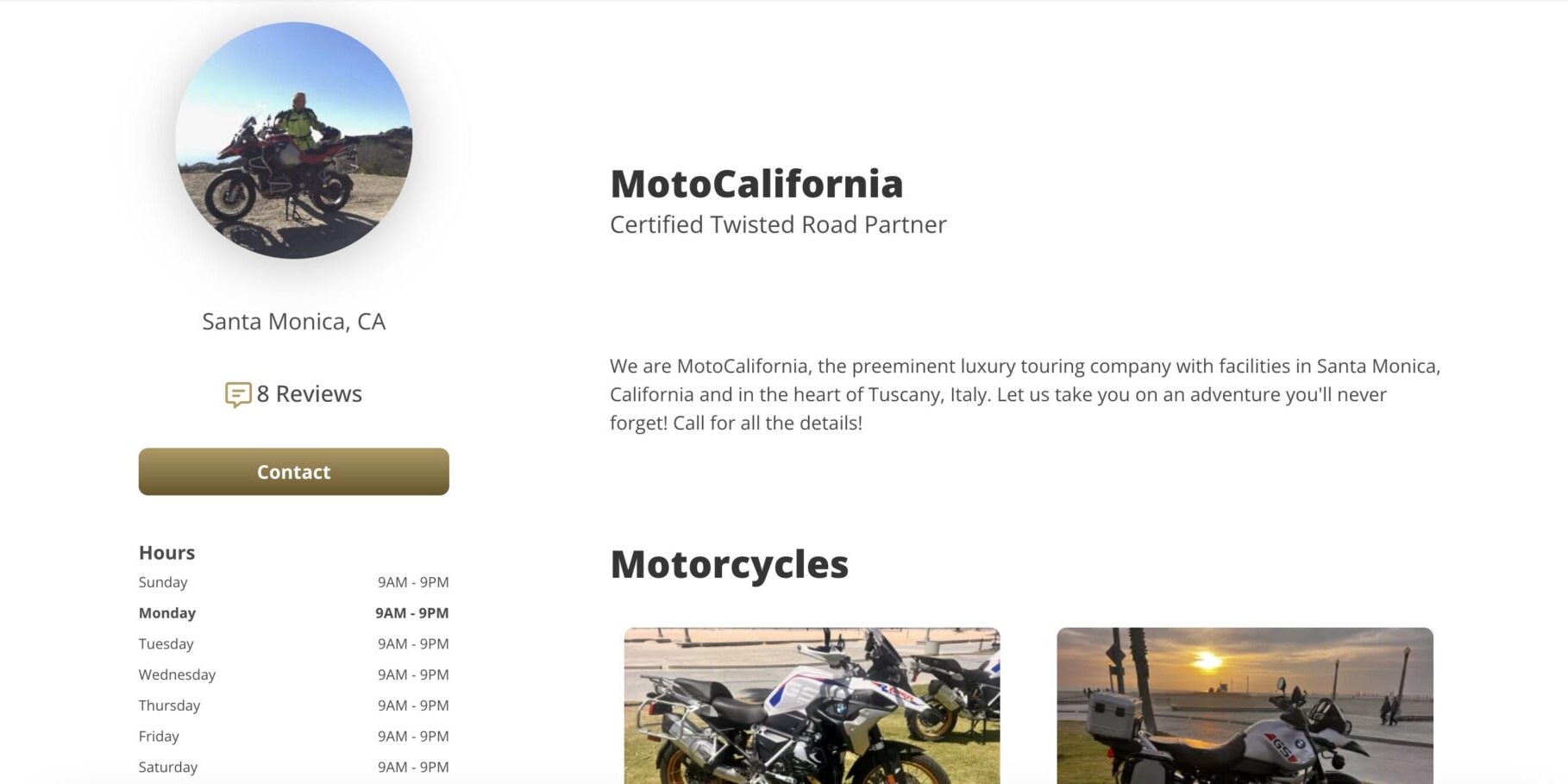 Why We Trust Twisted Road for Our 5 BMW GS Rentals in California